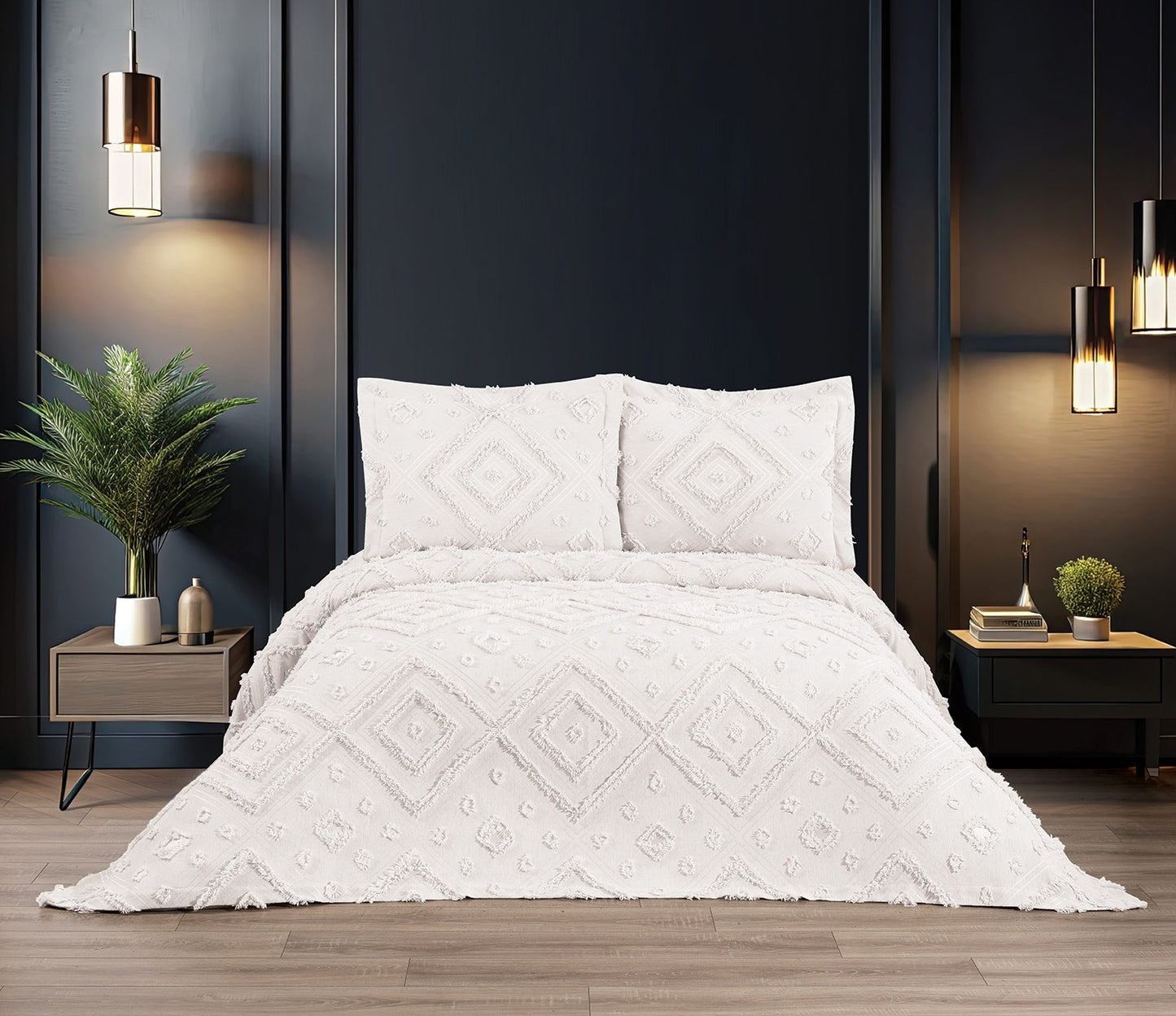 KC Home Dora Çift Kişilik Şönil Yatak Örtüsü 240x260