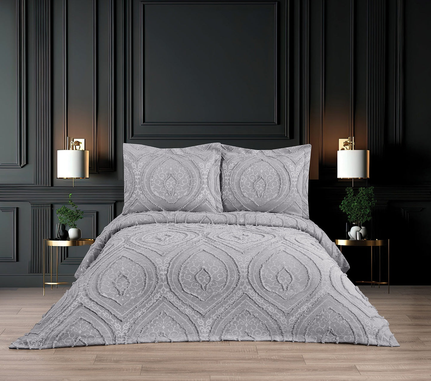 KC Home Meyra Çift Kişilik Şönil Yatak Örtüsü 240x260