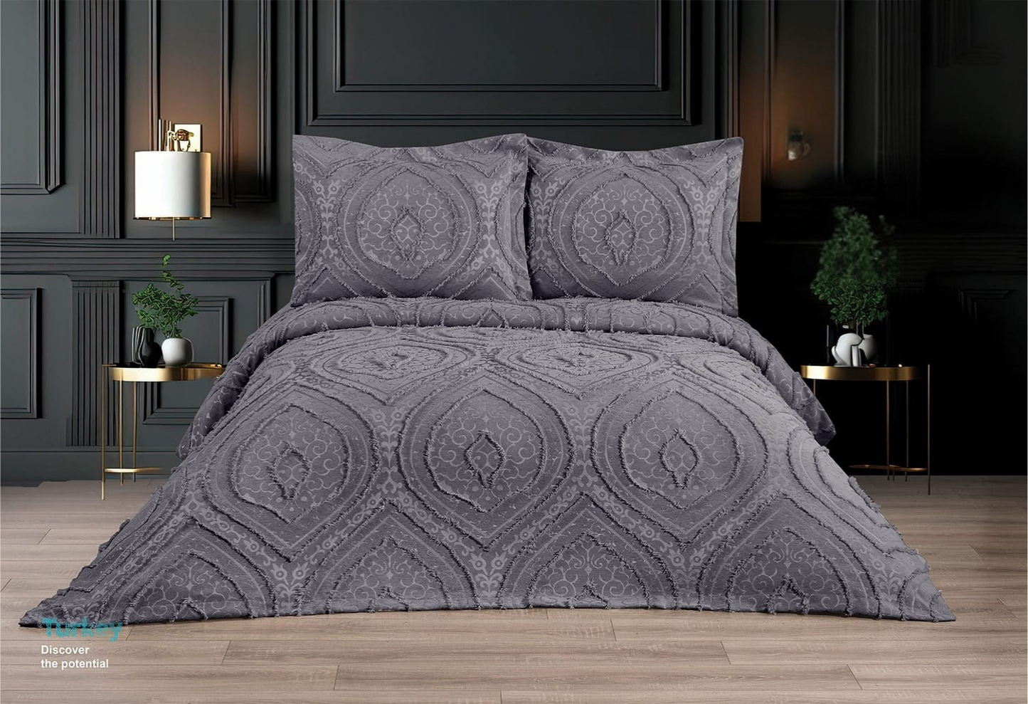 KC Home Meyra Двойное покрывало из синели 240x260