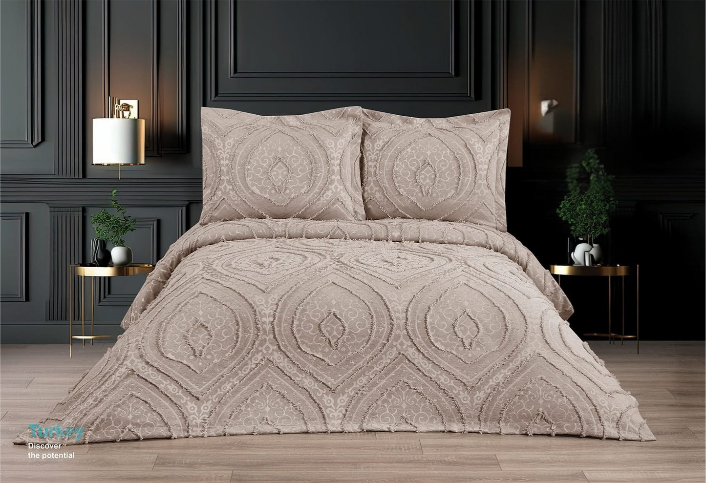 KC Home Meyra Двойное покрывало из синели 240x260