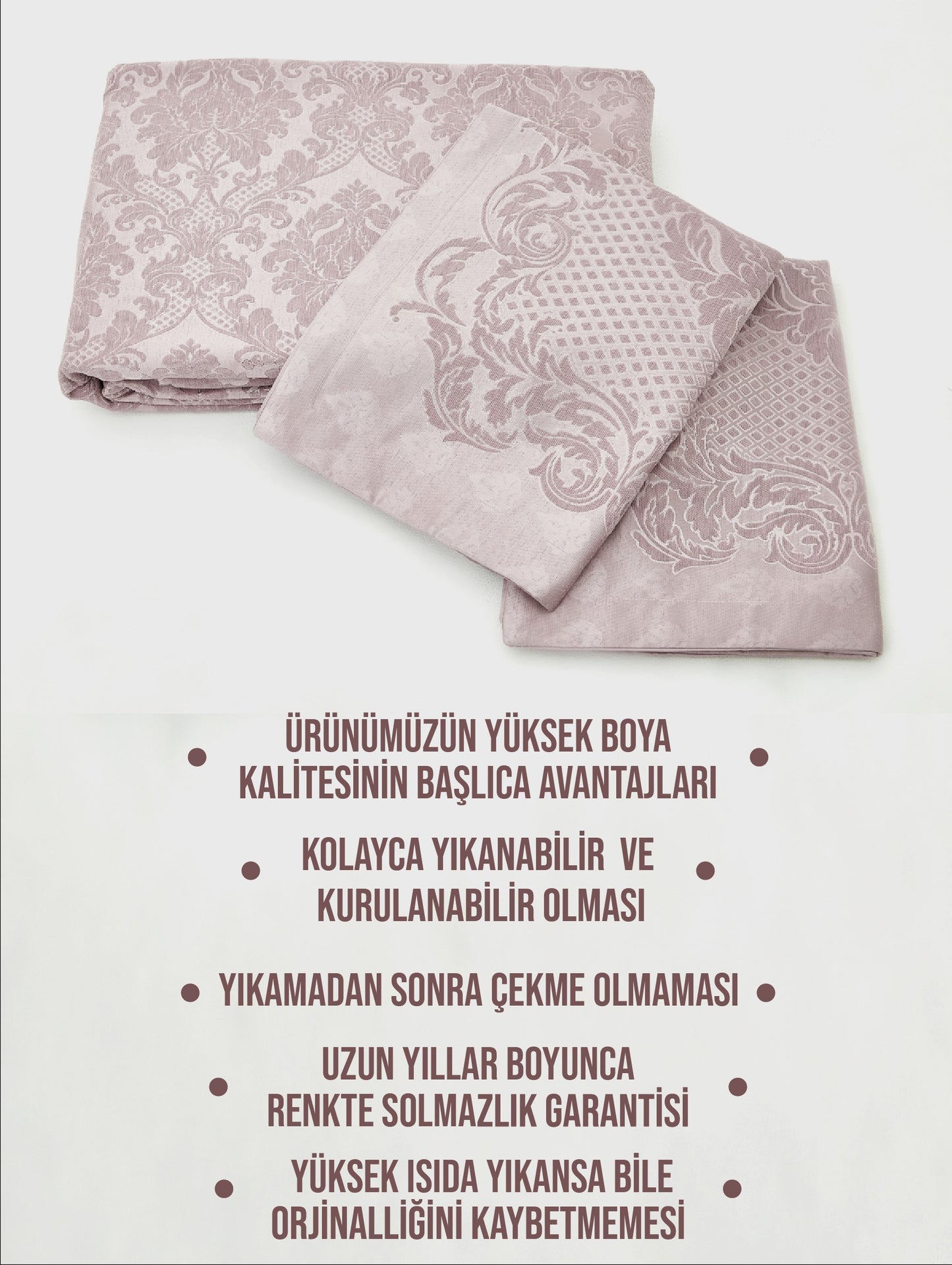 KC Home Venüs Çift Kişilik Şönil Yatak Örtüsü 240x260