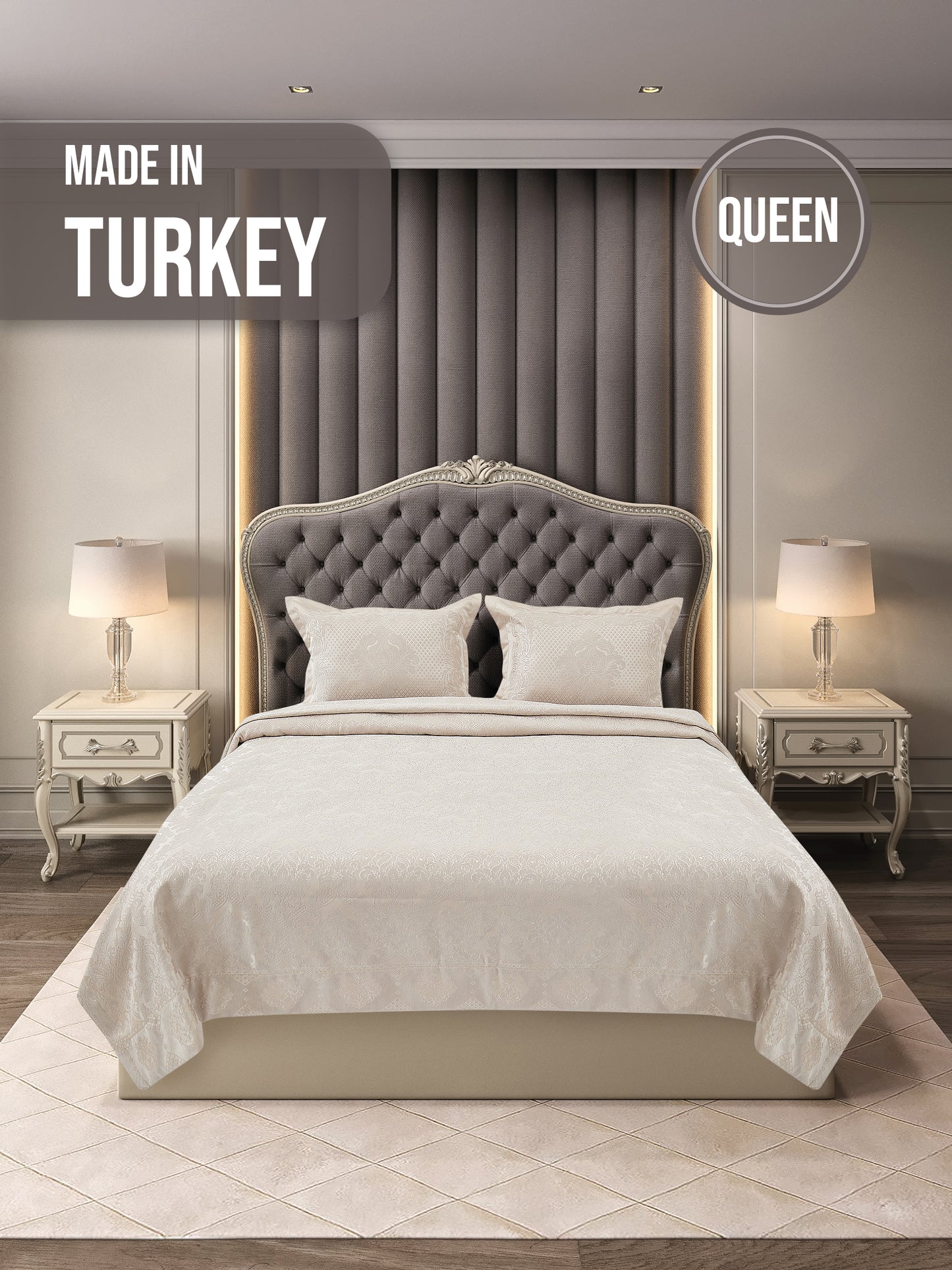 KC Home Venüs Çift Kişilik Şönil Yatak Örtüsü 240x260