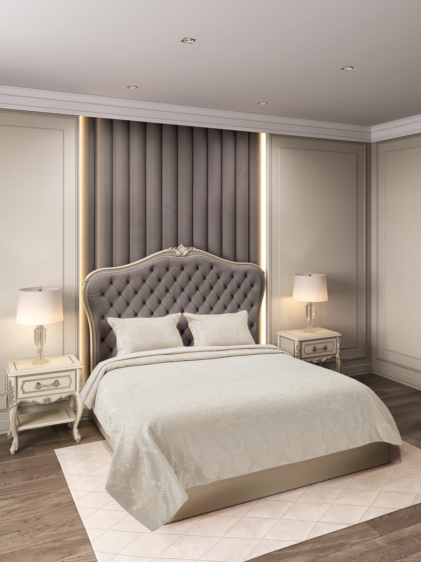 KC Home Venüs Çift Kişilik Şönil Yatak Örtüsü 240x260