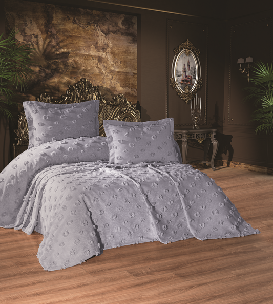 KC Home Dora Двойное покрывало из синели 240x260
