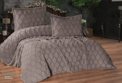 KC Home Dora Двойное покрывало из синели 240x260