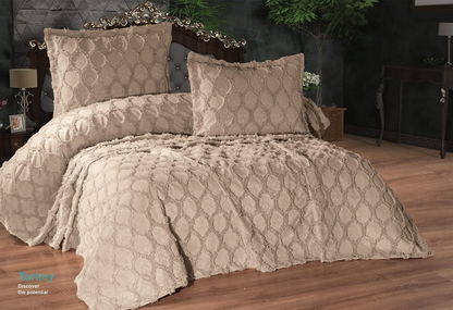 KC Home Dora Двойное покрывало из синели 240x260