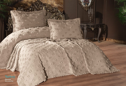 KC Home Dora Двойное покрывало из синели 240x260