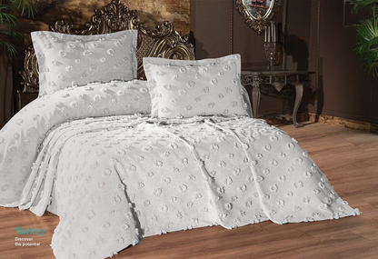 KC Home Dora Двойное покрывало из синели 240x260