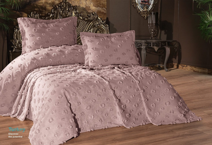 KC Home Dora Двойное покрывало из синели 240x260