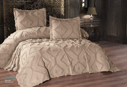 KC Home Dora Двойное покрывало из синели 240x260