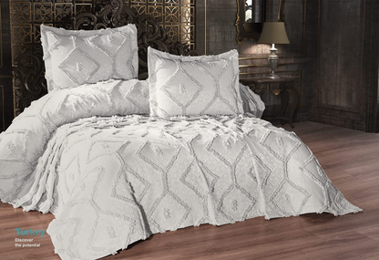 KC Home Dora Двойное покрывало из синели 240x260
