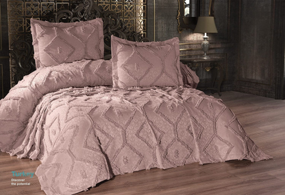 KC Home Dora Двойное покрывало из синели 240x260