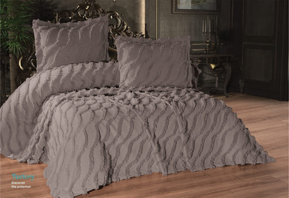 KC Home Dora Двойное покрывало из синели 240x260