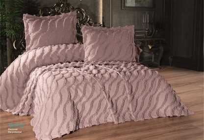 KC Home Dora Двойное покрывало из синели 240x260