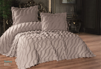 KC Home Dora Двойное покрывало из синели 240x260